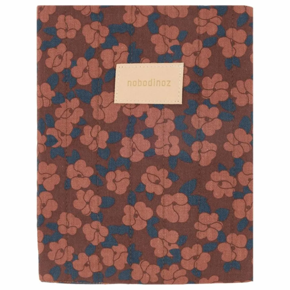 Nobodinoz Protège carnet de santé Hyde Park Maroon Poppies || Protège-Carnets De Santé|Puériculture