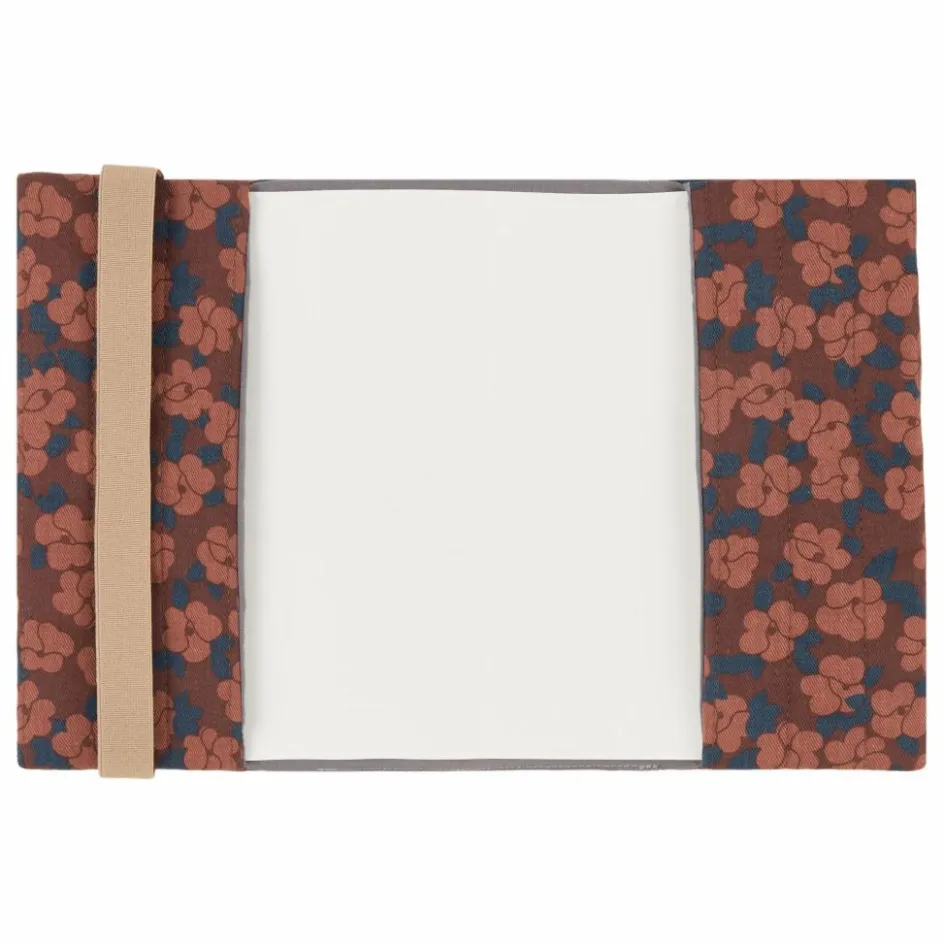 Nobodinoz Protège carnet de santé Hyde Park Maroon Poppies || Protège-Carnets De Santé|Puériculture