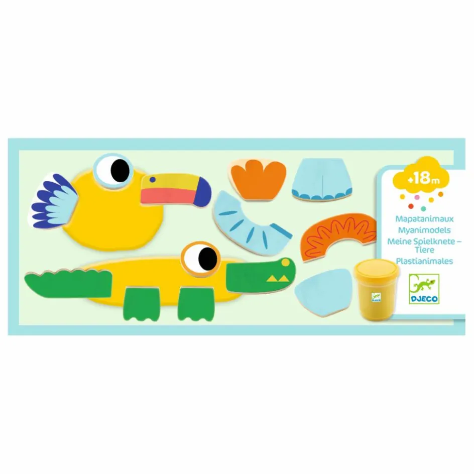 Sale Djeco Pâte à modeler - Mapatanimaux Multicolore