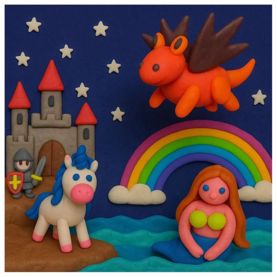 Pâte à modeler Mes Créatures Imaginaires Loisirs Créatifs