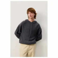 New American Vintage Pull à Capuche Blimy | Gris foncé