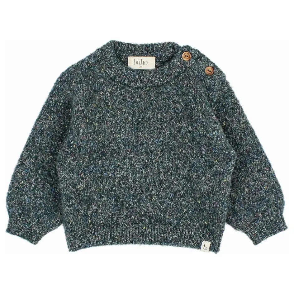 Discount Búho Pull Bébé Fibres Recyclées | Vert Cèdre