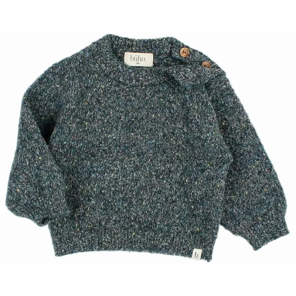 Discount Búho Pull Bébé Fibres Recyclées | Vert Cèdre