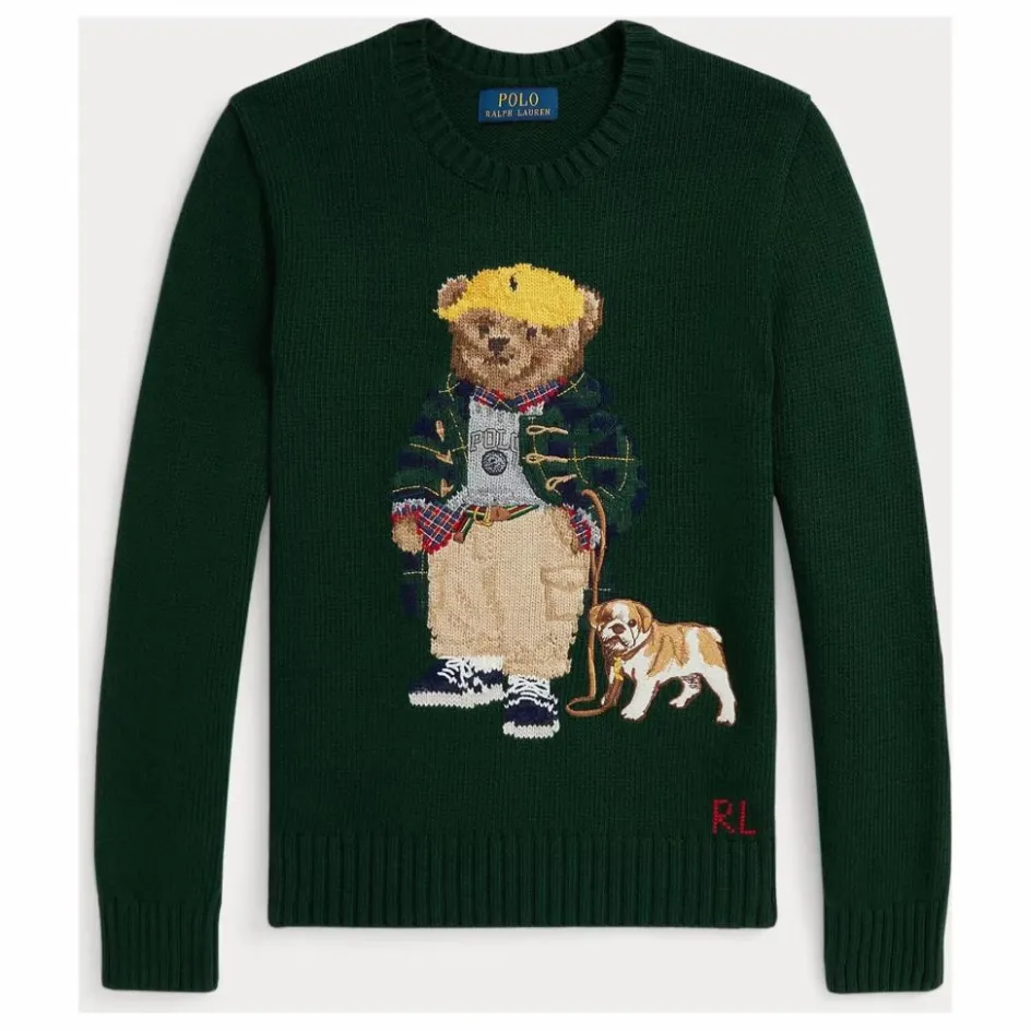 Discount Ralph Lauren Pull Bear | Vert foncé