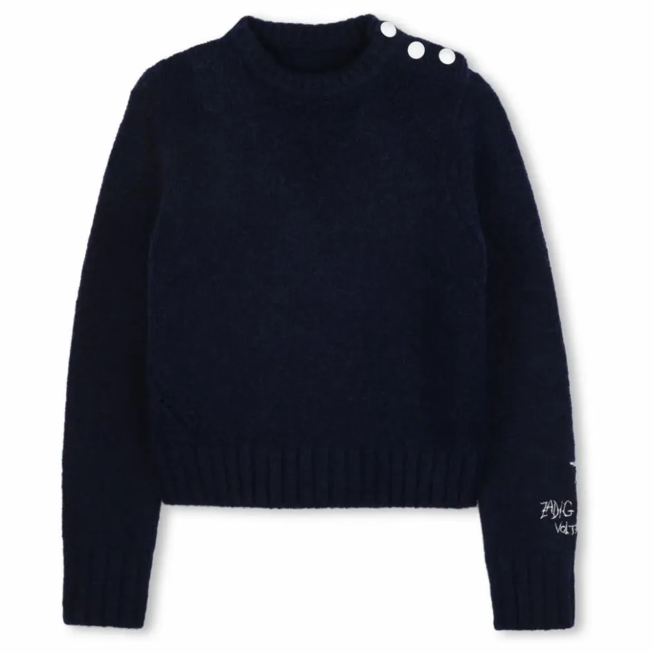 Enfant Zadig & Voltaire Pulls, Gilets|Pulls, Gilets*Pull Boutonné Laine |