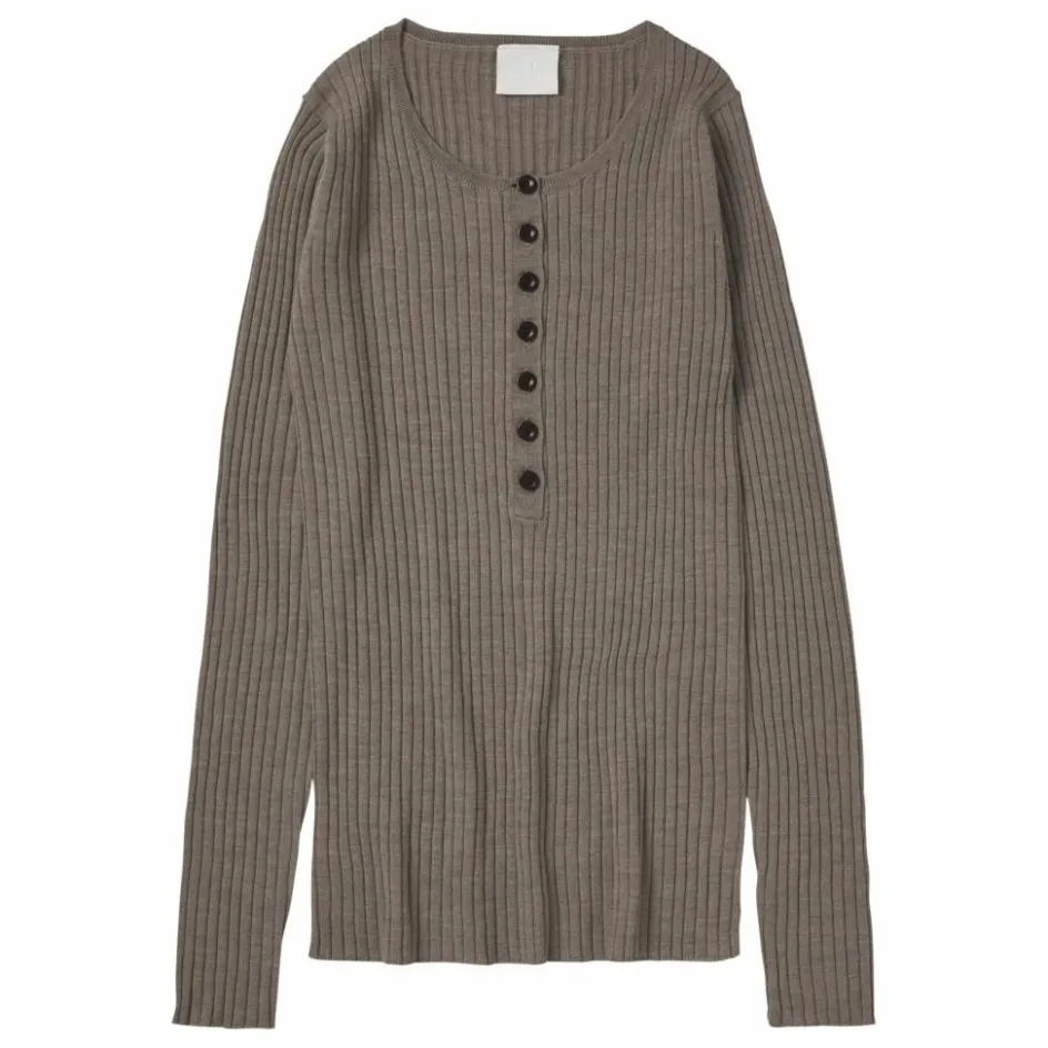 Femme FUB Pulls, Gilets*Pull Boutonné Laine Mérinos - Collection Femme |