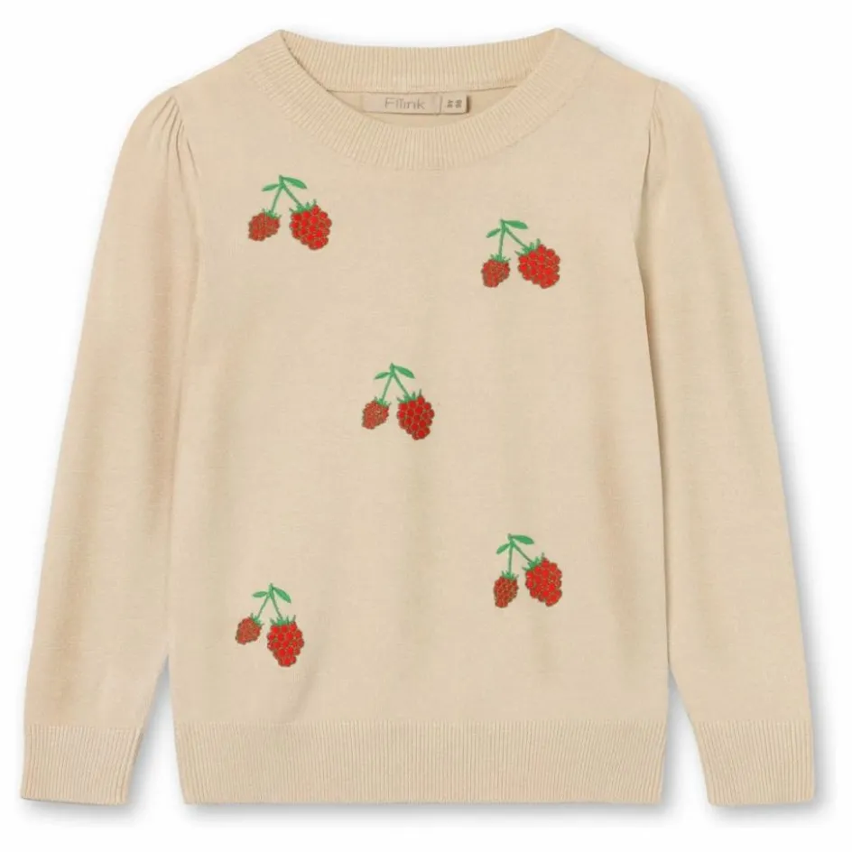 Sale Fliink Pull Broderie Favo Fibres Recyclées | Ecru