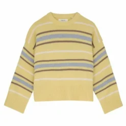 Clearance Skall Studio Pull Cannes Laine Mérinos | Jaune
