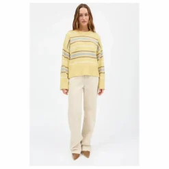 Clearance Skall Studio Pull Cannes Laine Mérinos | Jaune