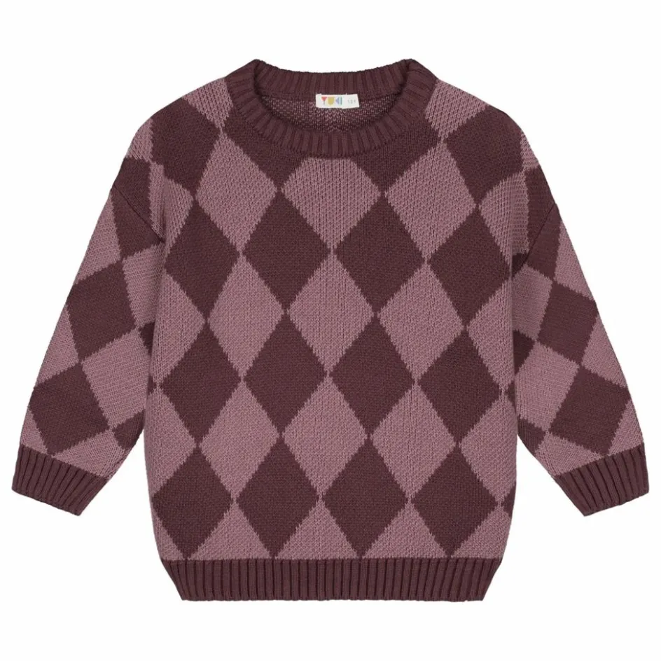 Enfant Yuki Pulls, Gilets|Pulls, Gilets*Pull Carreaux Coton Bio |