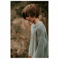New Yuki Pull Chunky Coton Bio | Bleu