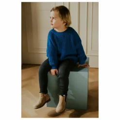 New Yuki Pull Chunky Coton Bio | Bleu roi