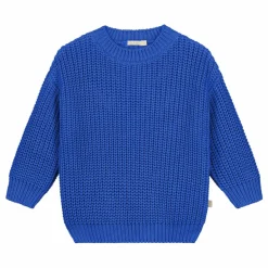 Online Yuki Pull Chunky Coton Bio | Bleu
