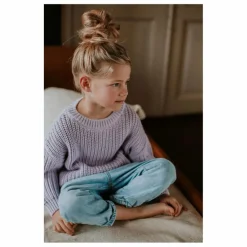Yuki Pull Chunky Coton Bio | Lilas|Enfant Pulls, Gilets|Pulls, Gilets