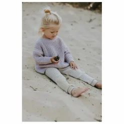 Yuki Pull Chunky Coton Bio | Lilas|Enfant Pulls, Gilets|Pulls, Gilets