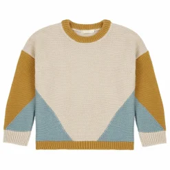 Yuki Pull Chunky Coton Bio Color Block ||Enfant Pulls, Gilets|Pulls, Gilets