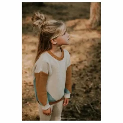 Yuki Pull Chunky Coton Bio Color Block ||Enfant Pulls, Gilets|Pulls, Gilets
