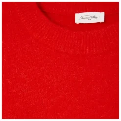 Sale American Vintage Pull Col Bateau Vitow Alpaga et Laine | Rouge