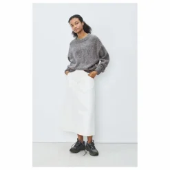 American Vintage Pull Col Bateau Vitow Alpaga et Laine ||Femme Pulls, Gilets