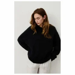 American Vintage Pull Col Bateau Vitow Alpaga et Laine ||Femme Pulls, Gilets