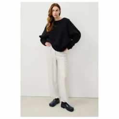 American Vintage Pull Col Bateau Vitow Alpaga et Laine ||Femme Pulls, Gilets