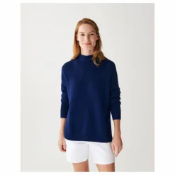 Bompard Pull Col Montant Ample Cachemire ||Femme Pulls, Gilets