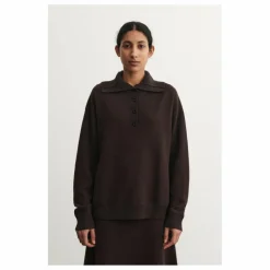 FUB Pull Col Polo Feutre Laine Mérinos - Collection Femme ||Femme Pulls, Gilets