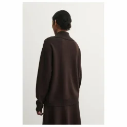 FUB Pull Col Polo Feutre Laine Mérinos - Collection Femme ||Femme Pulls, Gilets