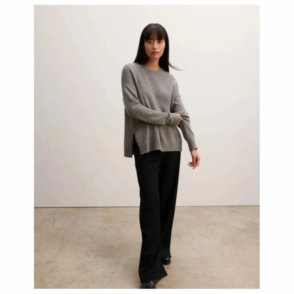 Femme Bompard Pulls, Gilets*Pull Col Rond Ample Cachemire |