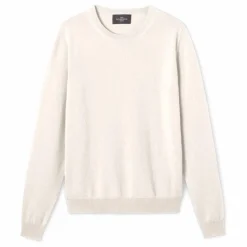 Bompard Pull Col Rond Classique Cachemire | Naturel
