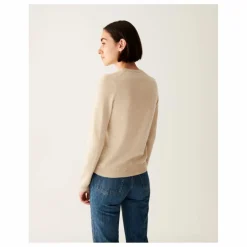 Bompard Pull Col Rond Classique Cachemire | Naturel