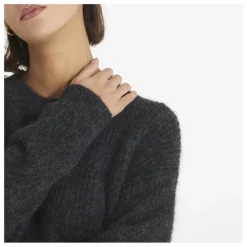 Online American Vintage Pull Col Rond East Alpaga | Gris anthracite chiné