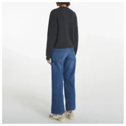 Online American Vintage Pull Col Rond East Alpaga | Gris anthracite chiné