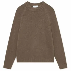 Clearance Les Deux Pull Col Rond Gilbert | Marron