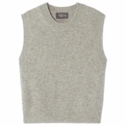 Femme Bompard Pulls, Gilets*Pull Col Rond Sans Manches Cachemire |