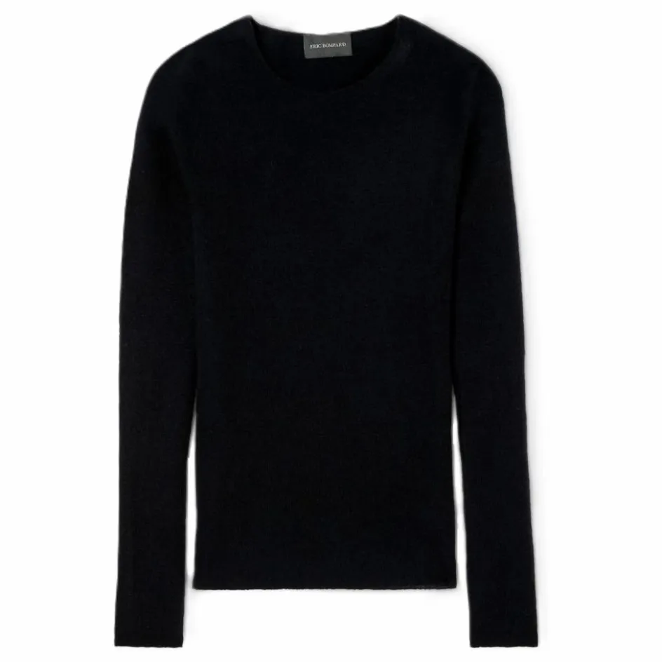 Femme Bompard Pulls, Gilets*Pull Col Rond Ultrafin Sans Couture Cachemire |