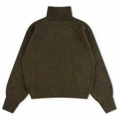 Outlet Matona Pull Col Roulé Laine | Vert kaki
