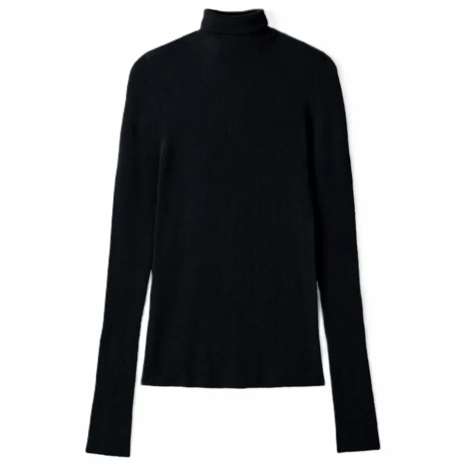 Bompard Pull Col Roulé Ultrafin Sans Couture Cachemire ||Femme Pulls, Gilets
