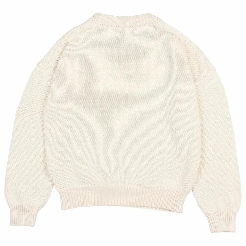 Discount Búho Pull Coton Bio | Ecru
