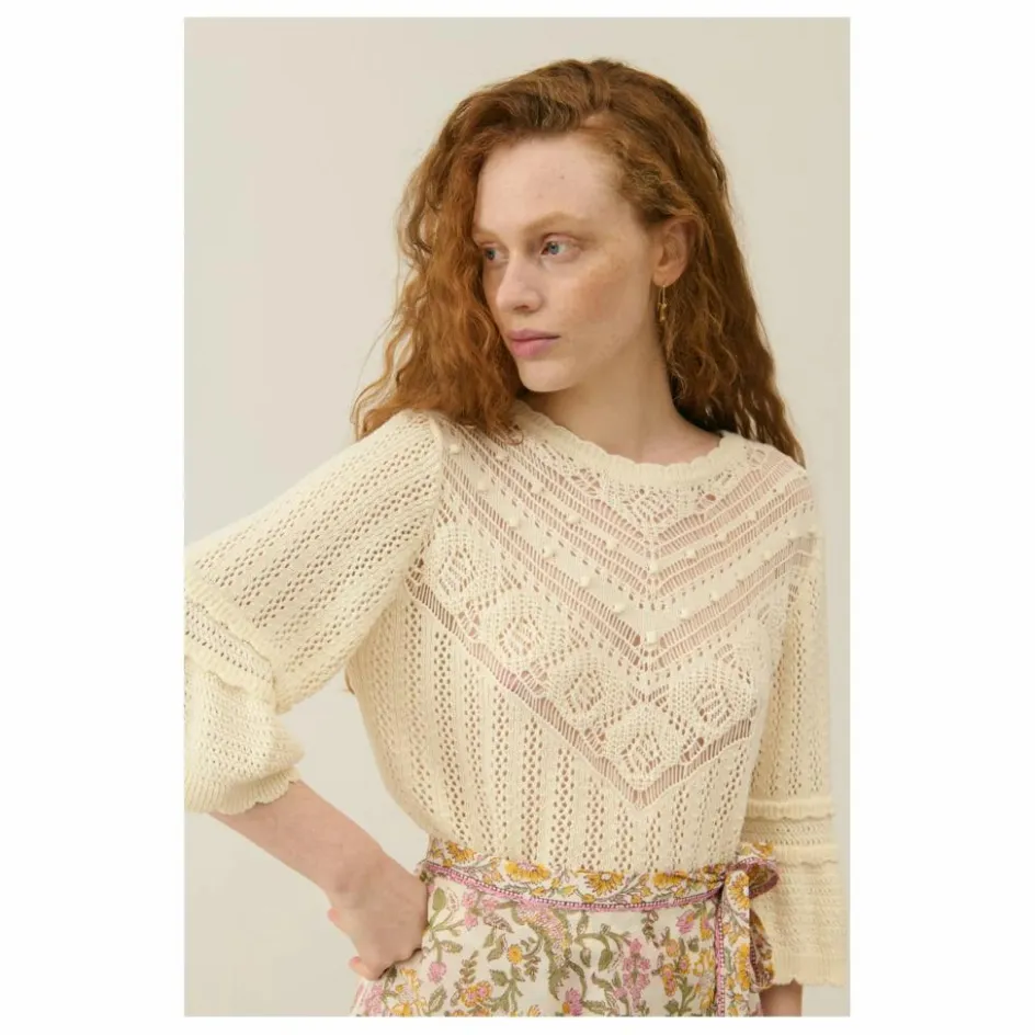 Louise Misha Pull Croisette - Collection Femme ||Femme Pulls, Gilets
