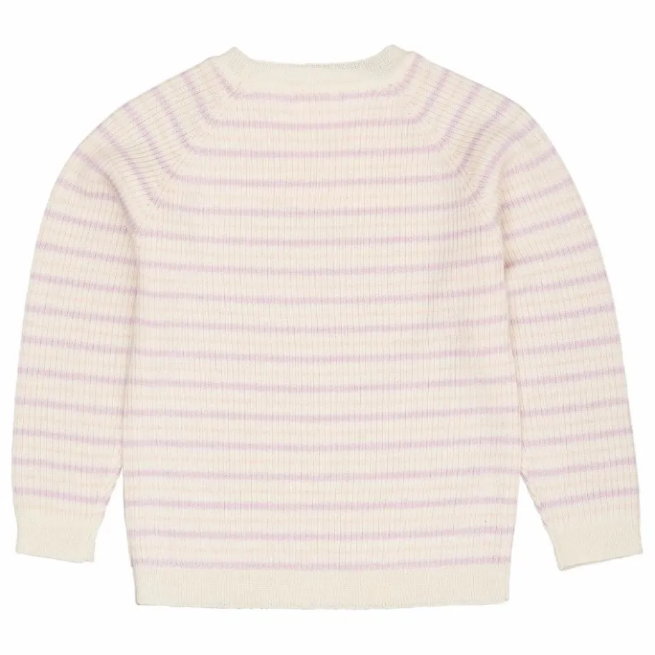 Online Copenhagen Colors Pull Côtelé Rayures Laine Mérinos | Lilas tLilas