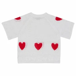 Clearance Stella McCartney Kids Pull Cœur | Blanc