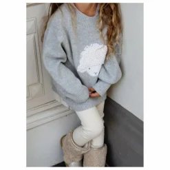Online Donsje Pull Denn Lammy Laine Mérinos | Gris chiné