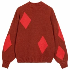 Bobo Choses Pull Diamond Card - Collection Femme | Marron