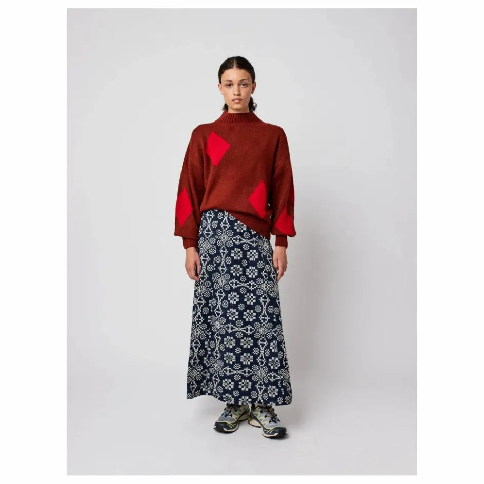Bobo Choses Pull Diamond Card - Collection Femme | Marron