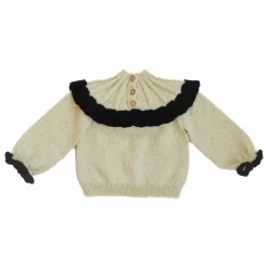 Enfant Kalinka Pulls, Gilets*Pull Dove Laine Mérinos |