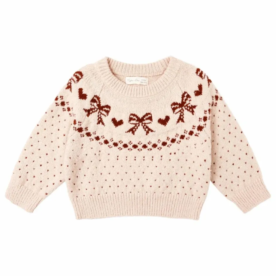Sale Pull Fair Isle Bows Mini | Enfant Pulls, Gilets|Pulls, Gilets