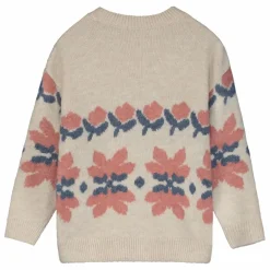 Tangerine Pull Fleuri ||Enfant Pulls, Gilets