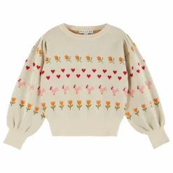 Emile et Ida Pull Fleurs Coton Bio ||Enfant Pulls, Gilets