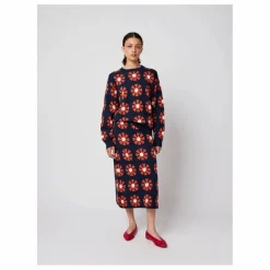 Femme Bobo Choses Pulls, Gilets*Pull Flower Jacquard Coton Bio - Collection Femme |